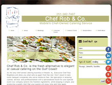 Tablet Screenshot of chefrobco.com